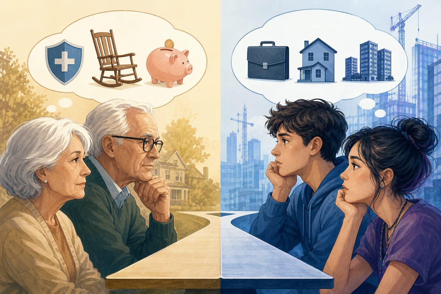 Why Baby Boomers and Gen Z View the Economy So Differently