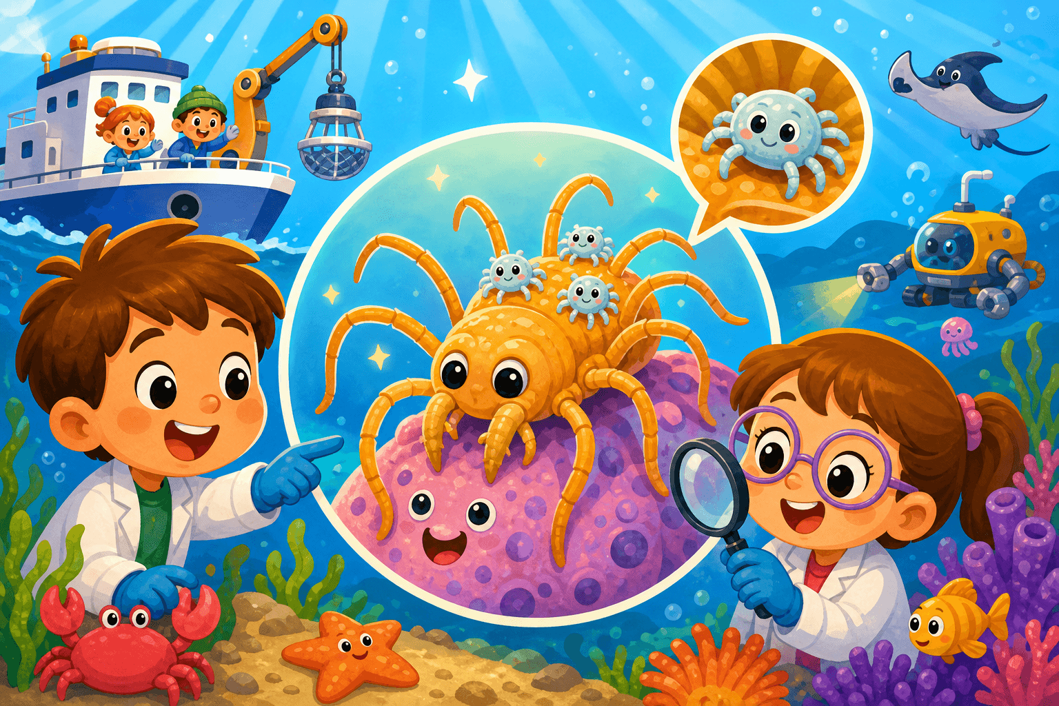 A Strange New Sea Spider Found in the Ocean!