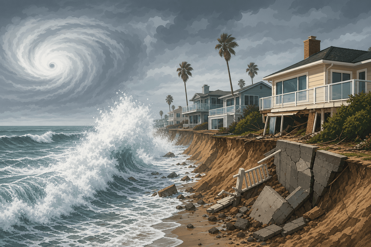 California Beach Cities Declare Emergency After Powerful Tides