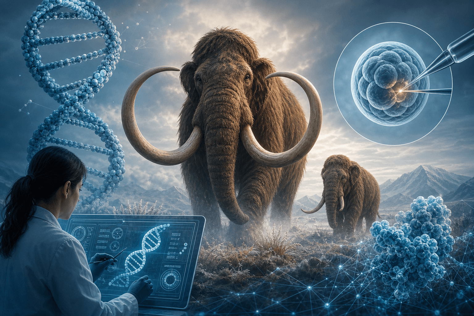 De-Extinction Delayed: AI Enlisted in Woolly Mammoth Revival