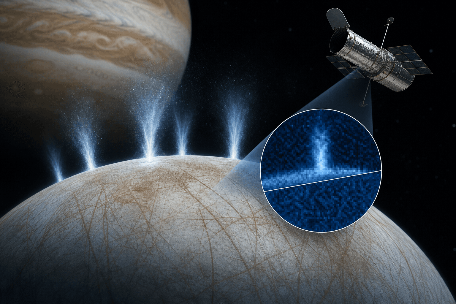Europa's Famous Geysers May Never Have Existed