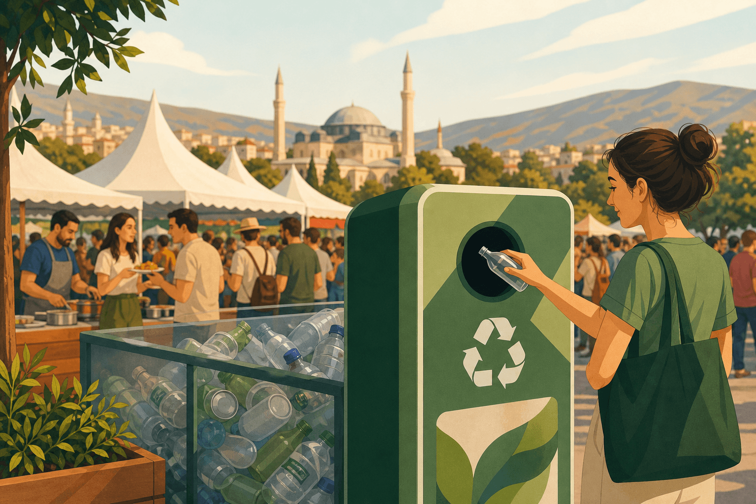 Food Festival in Turkey Collects Over 50,000 Containers for Recycling