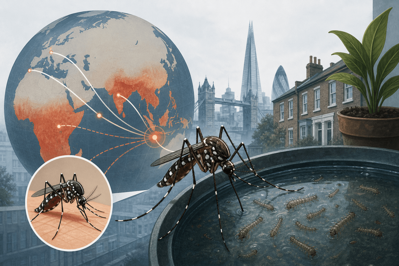 Invasive Mosquitoes Breed in London Amid Rising Climate Concerns