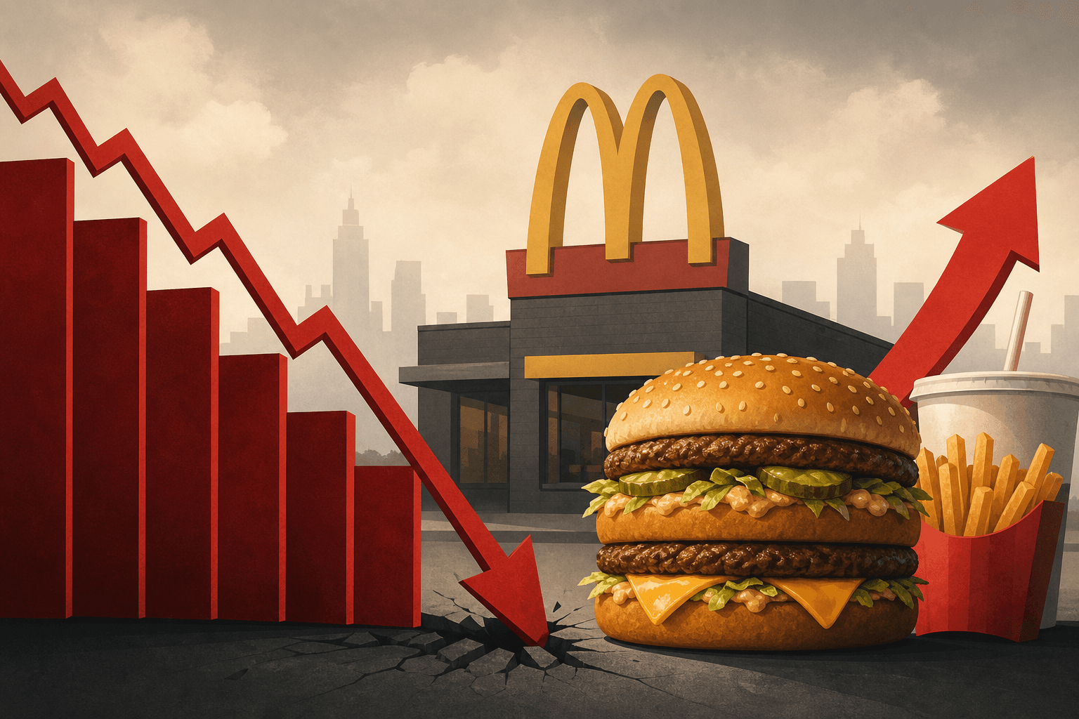 McDonald's Sell-Off Hits 30% as Big Mac Inflation Triggers Consumer Pushback