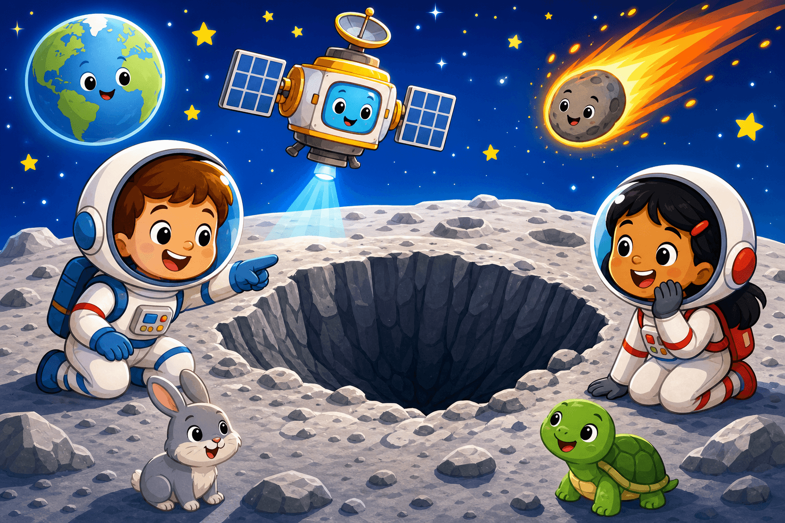 NASA Finds a Huge New Hole on the Moon!
