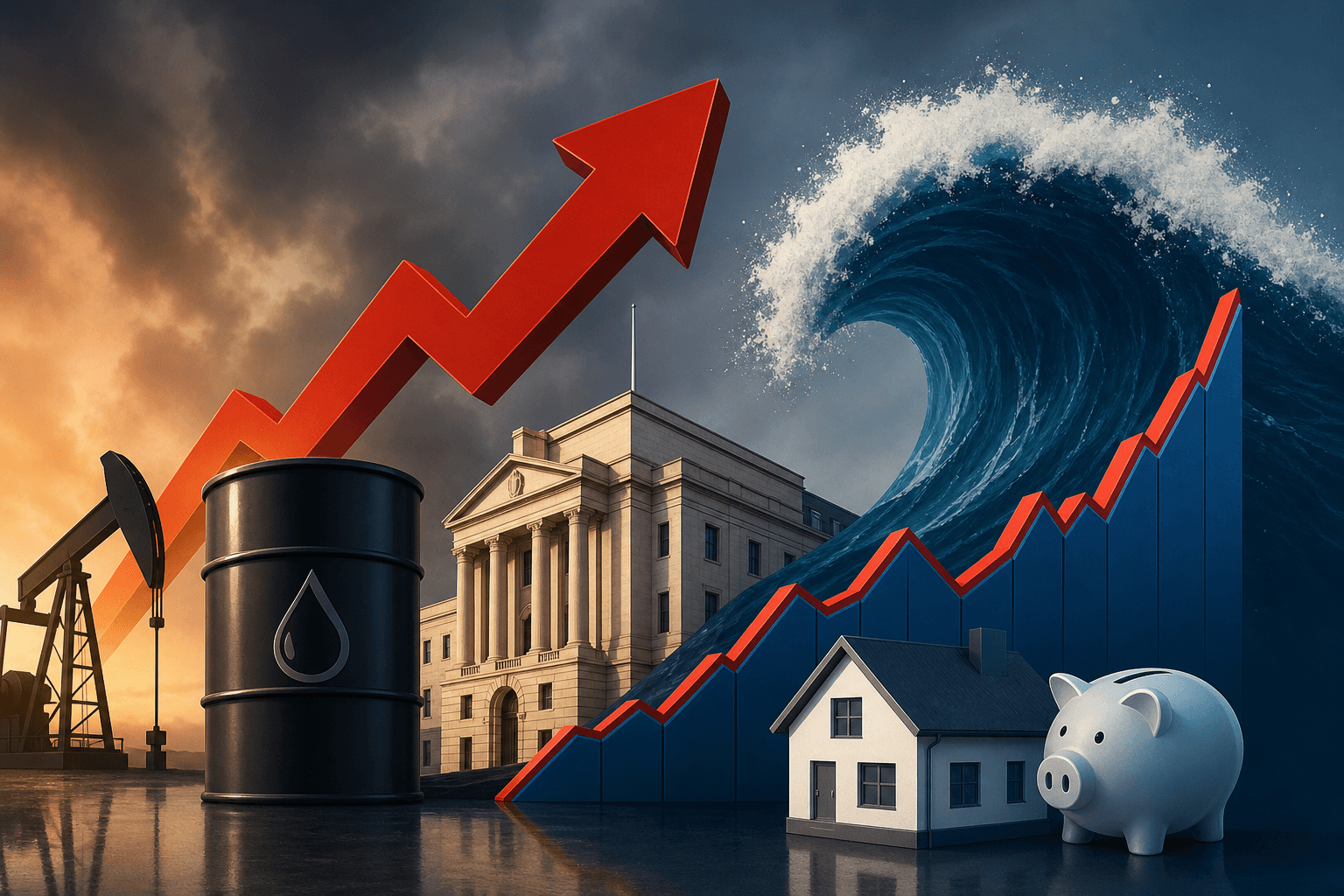 Oil Shock Drives UK Borrowing Costs to Near Two-Decade Highs