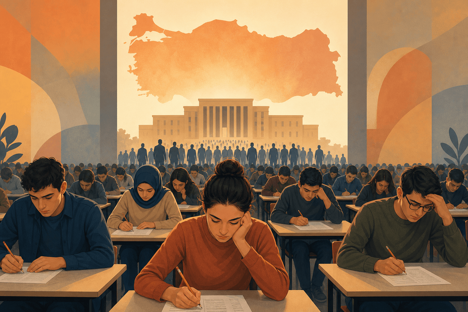 Over 1.7 Million People Take Turkey's Biggest Public Job Exam