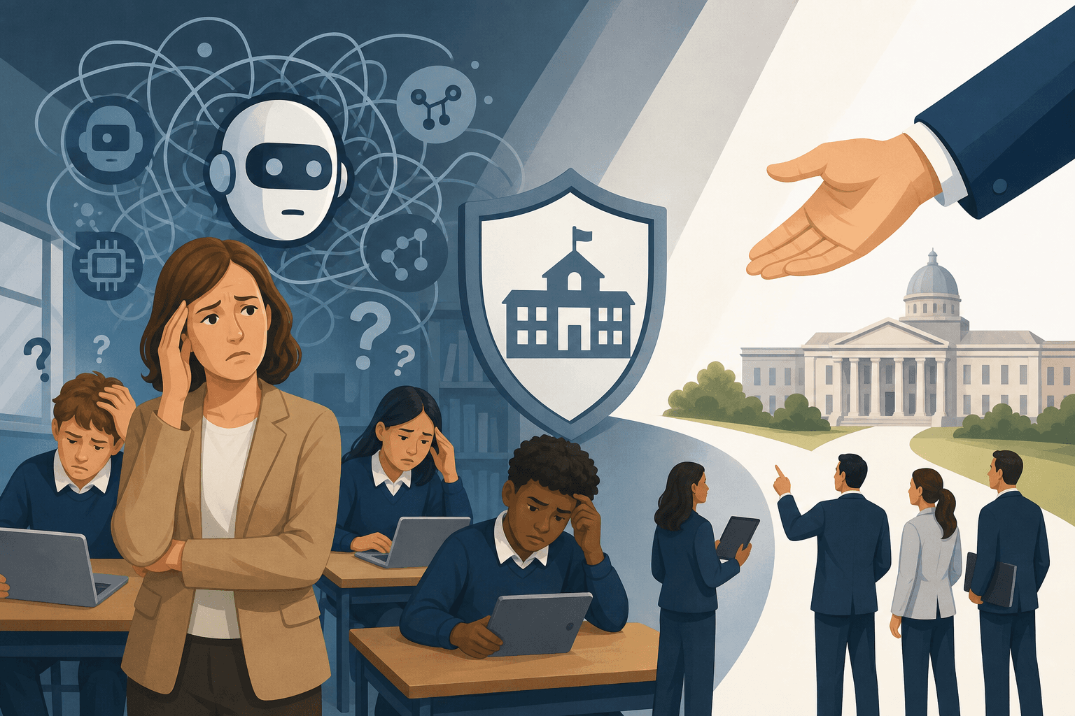 Schools Unprepared for AI and Demanding Government Action