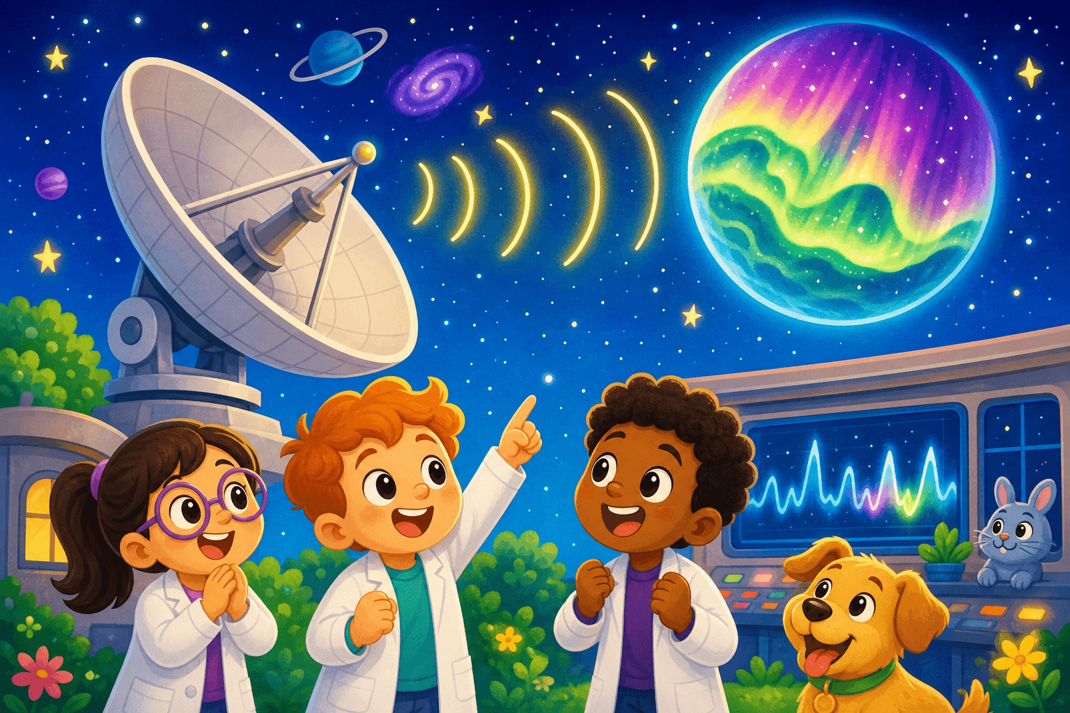 Scientists Hear Radio Sounds From a Far Away Planet!