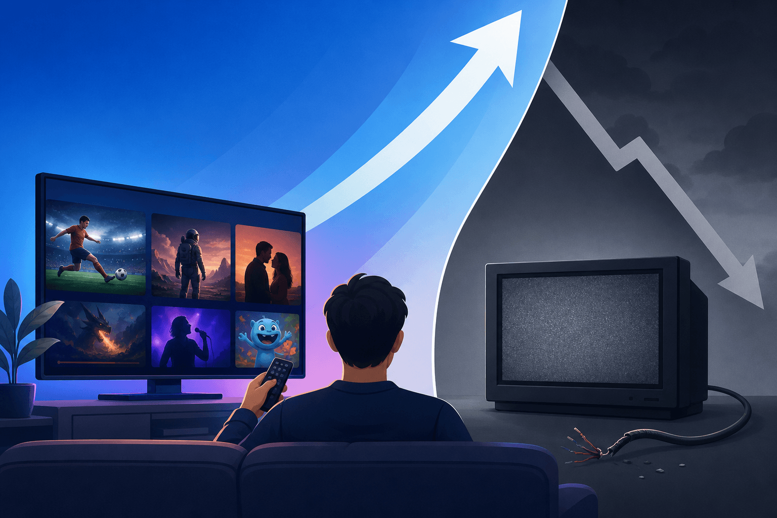 Streaming Hits Record High as Cable TV Keeps Losing Ground