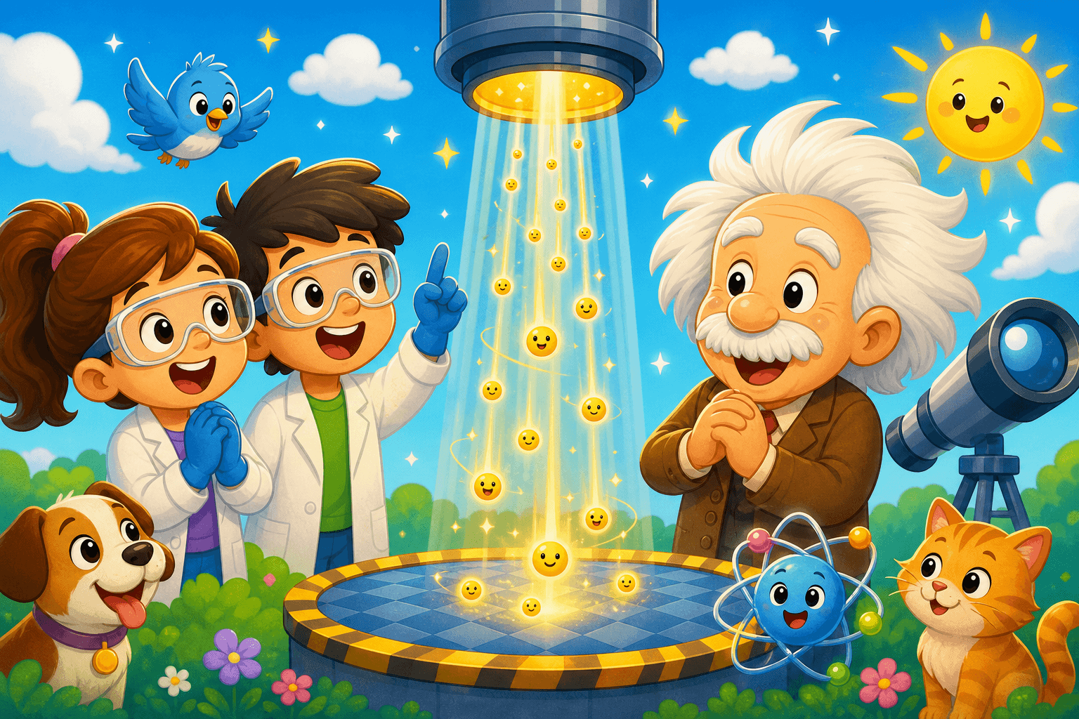 Tiny Atoms Fall and Prove Einstein Right!