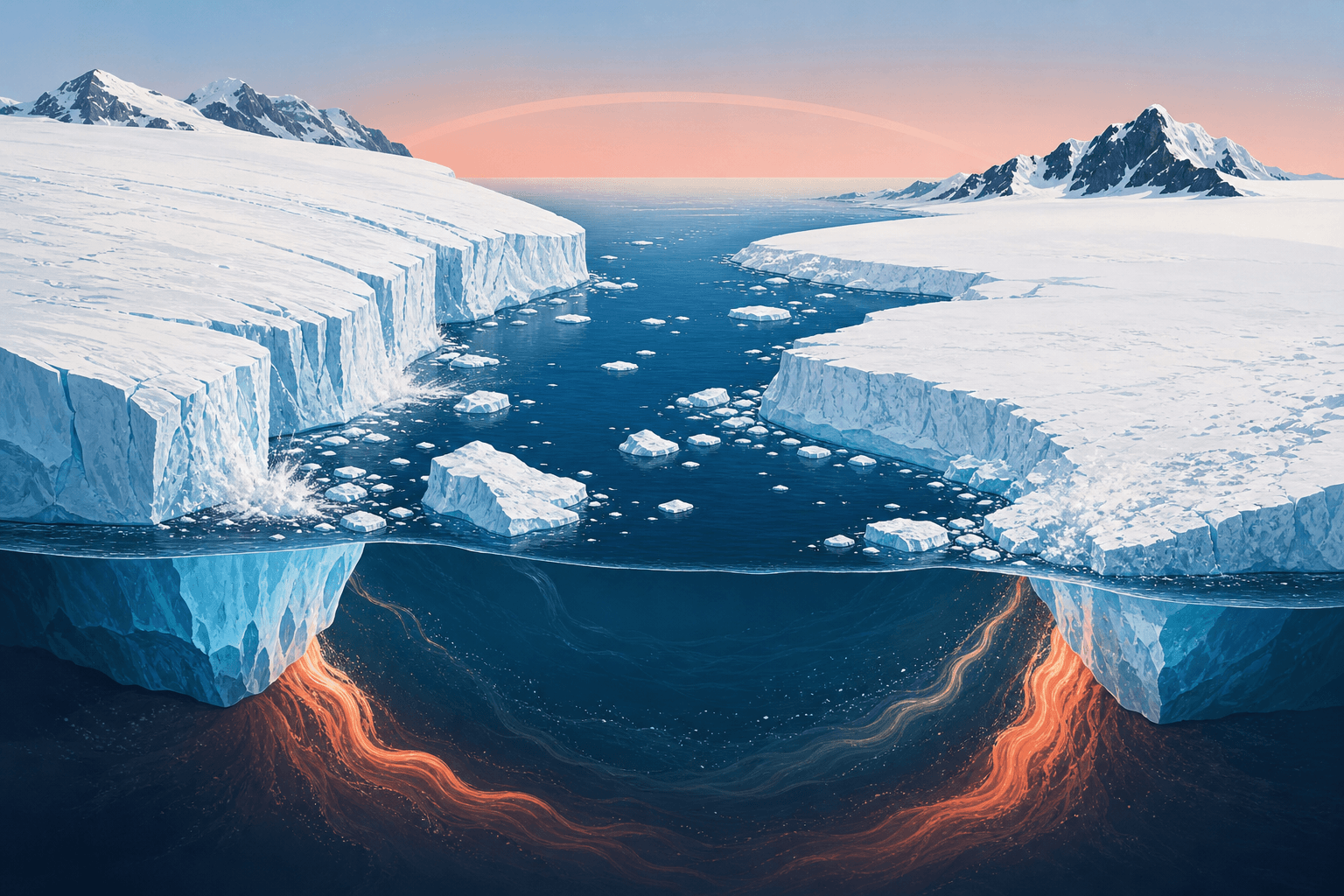 Unprecedented Ice Loss Documented Across Polar Regions Over Five Decades