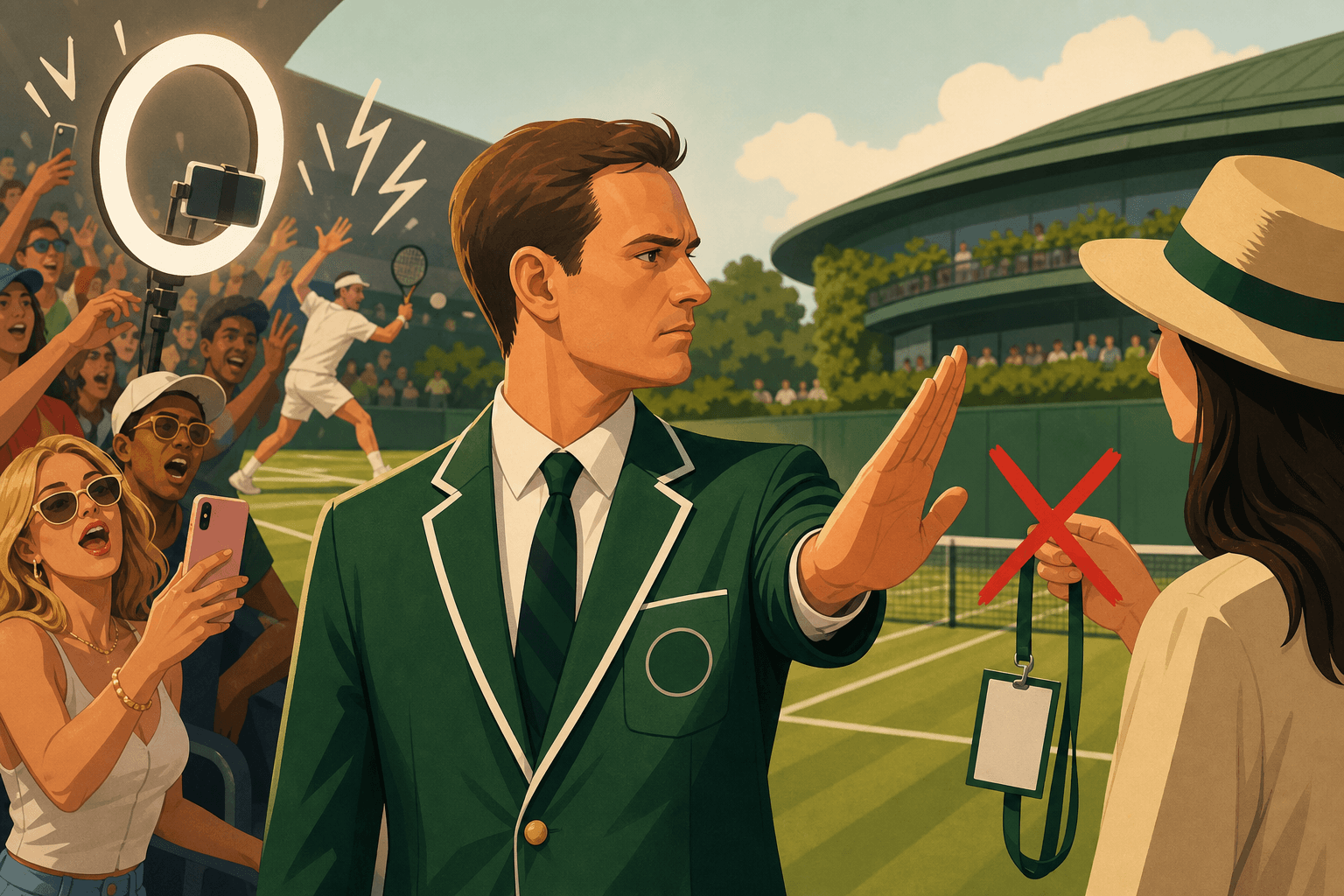 Wimbledon Says No to Social Media Influencers After US Open Problems